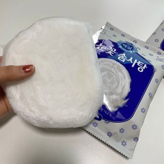 딜라이트 프로젝트  달콤한 눈꽃 간식세트( 눈꽃 솜사탕 / 레몬라임 솜사탕 / 달고나 총 7EA+스마트톡 증정) — 4점을 준 리뷰어가 2022년 5월 올린 사용 사진