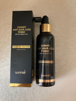 썸헤어 / SUMHAIR 썸헤어 써밋 안티 헤어로스 토닉 — 4.5점을 준 리뷰어가 2021년 5월 올린 사용 사진