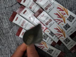 하루 1포로 콜레스테롤, 유산균, 고역가 소화효소까지 한번에 섭취! 다온바이오 홍자임 1개월분(30포) — 5점을 준 리뷰어가 2022년 12월 올린 사용 사진