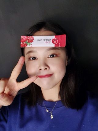 함초록 Rg+ 석류콜라겐젤리 — 5점을 준 리뷰어가 2021년 3월 올린 사용 사진