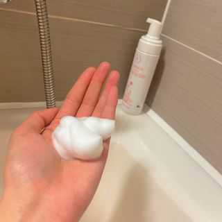 MF프리 [닥터문] 유산균 락토케어 질경초 여성청결제 200ml (폼타입) — 4.5점을 준 리뷰어가 2022년 5월 올린 사용 사진