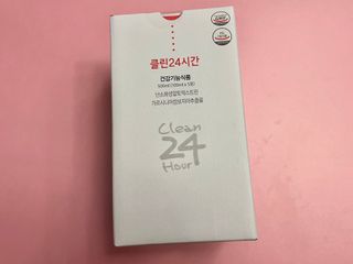 클린24시간 1BOX(5포) + 전용보틀(500ml) — 5점을 준 리뷰어가 2022년 9월 올린 사용 사진