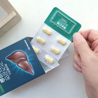 [경남제약헬스케어] 케어플러스 간건강엔 밀크씨슬 500mg 60정/2개월분/비타민B 5종+세레늄 — 5점을 준 리뷰어가 2024년 1월 올린 사용 사진