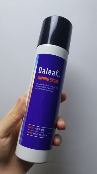 달리프 글램 샤이닝 스프레이 150ml — 3점을 준 리뷰어가 2021년 1월 올린 사용 사진
