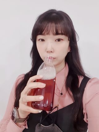 클린24시간 1BOX(5포) + 전용보틀(500ml) — 5점을 준 리뷰어가 2023년 3월 올린 사용 사진