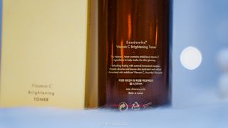스킨큐어 산다화 비타민c 화이트닝 토너 150ml — 5점을 준 리뷰어가 2022년 2월 올린 사용 사진