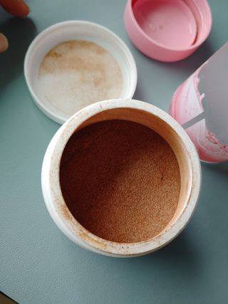 뉴트리션팩토리 하드코어버닝티 오리지널 — 3점을 준 리뷰어가 2021년 9월 올린 사용 사진