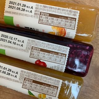 [풀무원] 리얼 과일  저지방 드레싱 240g 3종 — 5점을 준 리뷰어가 2021년 2월 올린 사용 사진