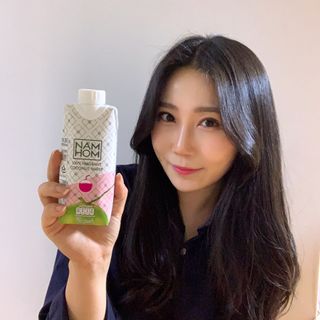 남홈 코코넛워터 주스 100퍼센트 — 4점을 준 리뷰어가 2021년 4월 올린 사용 사진