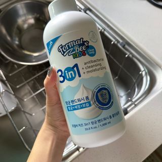 포멀비 키즈 3in1 항균 핸드워시 폼 클린솝향 1000ml — 5점을 준 리뷰어가 2025년 8월 올린 사용 사진