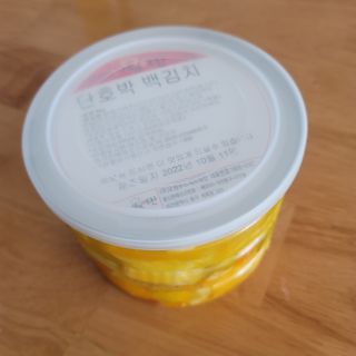셰프애찬 단호박 백김치 1kg — 4점을 준 리뷰어가 2022년 10월 올린 사용 사진