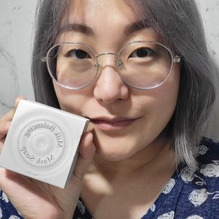 리더스코스메틱 리더스 밀크 밸런싱  마스크  솝 — 5점을 준 리뷰어가 2021년 12월 올린 사용 사진