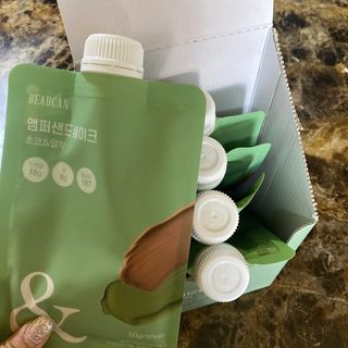 [뷰캔] 건강한 식사대용 앰퍼샌드 단백질 쉐이크 초코&말차 50g — 4.5점을 준 리뷰어가 2022년 6월 올린 사용 사진