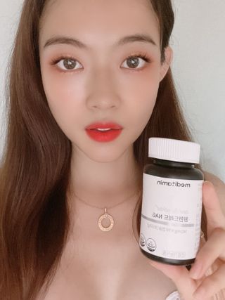 메디타민 원헌드레드 NAG — 5점을 준 리뷰어가 2021년 8월 올린 사용 사진