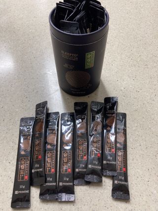 프리마인 자체 기업부설 연구소에서 찾아낸 건강한 수면의 비밀.  슬립토 플러스 30포 — 5점을 준 리뷰어가 2021년 10월 올린 사용 사진