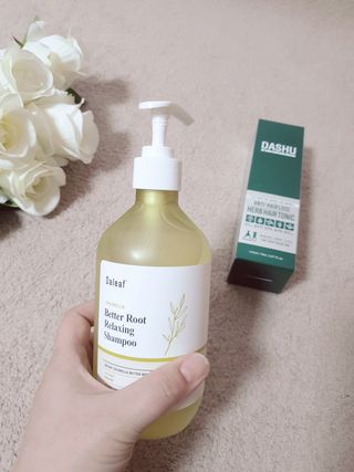 달리프 클로렐라 베러 루트 릴렉싱 샴푸 500ml — 5점을 준 리뷰어가 2021년 1월 올린 사용 사진