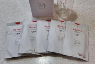 클린24시간 1BOX(5포) + 전용보틀(500ml) — 5점을 준 리뷰어가 2023년 6월 올린 사용 사진