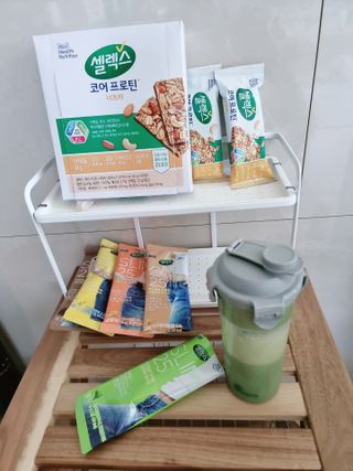 셀렉스스포츠 셀렉스 코어 프로틴 너츠바 50g 6개입 + Slim 25 스타터키트 — 5점을 준 리뷰어가 2021년 6월 올린 사용 사진