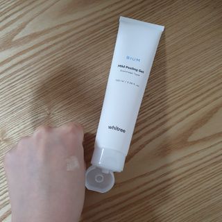 화이트리 비움 약산성 클렌징젤 ,마일드 필링젤 세트 — 4.5점을 준 리뷰어가 2021년 2월 올린 사용 사진