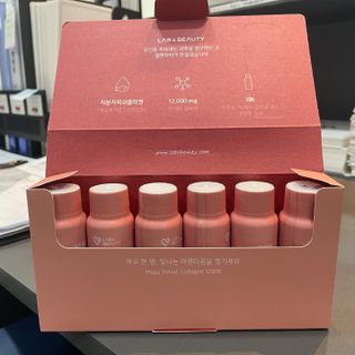 랩앤뷰티 메가 벨벳 콜라겐 12000 — 5점을 준 리뷰어가 2021년 5월 올린 사용 사진