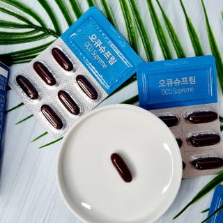 뉴트리션팩토리 비타프렙 오큐슈프림 루테인 오메가3 1050mg — 5점을 준 리뷰어가 2021년 10월 올린 사용 사진