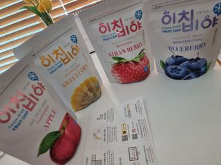 동결건조 과일칩 이치비야 4종 세트 — 5점을 준 리뷰어가 2021년 9월 올린 사용 사진