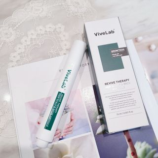 바이브랩 [탈모증상완화] 헤어라인 눈썹 두피앰플 — 5점을 준 리뷰어가 2022년 3월 올린 사용 사진