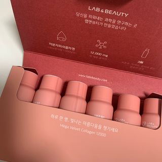 랩앤뷰티 메가 벨벳 콜라겐 12000 — 5점을 준 리뷰어가 2021년 6월 올린 사용 사진
