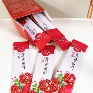 함초록 Rg+ 석류콜라겐젤리 — 5점을 준 리뷰어가 2021년 3월 올린 사용 사진