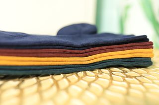 [사이즈가 있는 양말 필로이] 남/여 골지 발목 양말 4족 세트 남【S, M, L, XL】여【S, M, L】_컬러 랜덤 — 4.5점을 준 리뷰어가 2022년 6월 올린 사용 사진