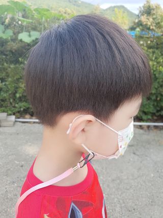 [숨그림] 덴탈마스크 짱구 우리아이 그리고 내가 쓰는 믿을수있는 케릭터 마스크 — 5점을 준 리뷰어가 2021년 9월 올린 사용 사진