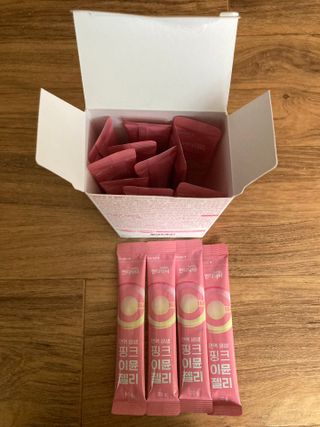 [인디닥터] 면역 생생 핑크 이뮨 젤리 — 4.5점을 준 리뷰어가 2022년 5월 올린 사용 사진