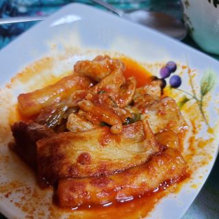 한성기업 무볼레 닭떡볶이+해물떡볶이 2종 세트 — 5점을 준 리뷰어가 2021년 9월 올린 사용 사진