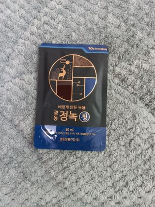 광동생활건강 [광동] 바르게 만든 녹용, 광동정녹청 30포. — 5점을 준 리뷰어가 2022년 1월 올린 사용 사진