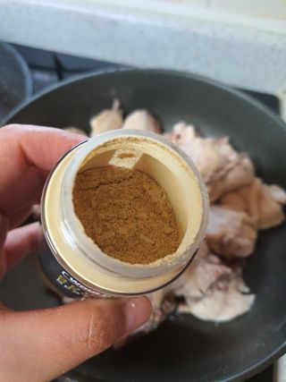 우주쿡 천연조미료 고메 프리미엄 시즈닝 6종 택1 청양고추+ /대파 /깻잎 /마늘 /생강 /표고버섯 — 5점을 준 리뷰어가 2021년 9월 올린 사용 사진