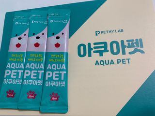 펫시랩 반려견용 액상 프리바이오틱스 아쿠아펫 — 5점을 준 리뷰어가 2021년 1월 올린 사용 사진