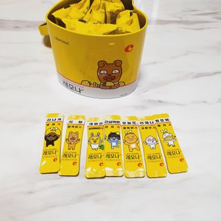 맛있는 비타민 습관 레모나 카카오프렌즈 에디션 — 5점을 준 리뷰어가 2021년 12월 올린 사용 사진