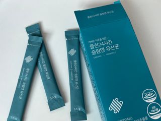 클린24시간 슬림앤유산균 1박스 (3.5g X 15포) — 5점을 준 리뷰어가 2022년 7월 올린 사용 사진