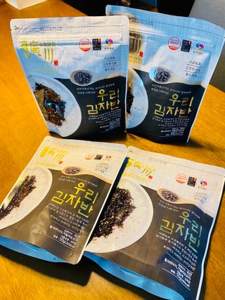 광천우리맛김 우리집밥도둑 맛있는광천김 우리김자반 50g 5봉 — 5점을 준 리뷰어가 2021년 11월 올린 사용 사진