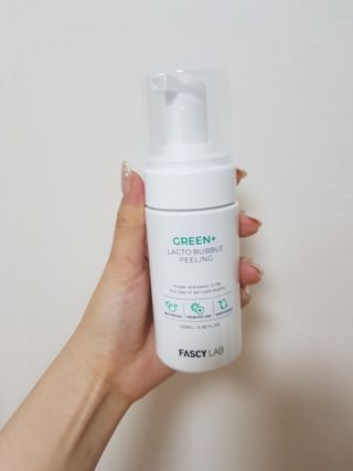파시랩 그린 플러스 락토 버블 필링 — 5점을 준 리뷰어가 2021년 6월 올린 사용 사진