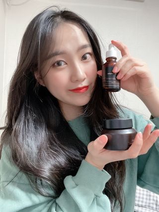 마리엔메이  이데베논 블랙베리 보습 크림 + 세럼 — 5점을 준 리뷰어가 2021년 10월 올린 사용 사진