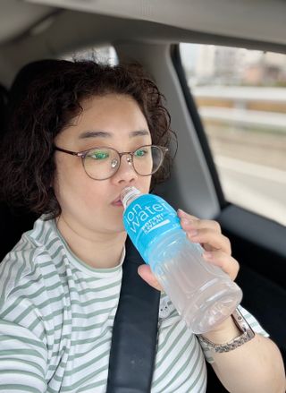 [동아오츠카] 포카리스웨트  500ml PET + 이온워터 500ml PET — 5점을 준 리뷰어가 2025년 7월 올린 사용 사진
