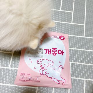 My Pet Care 천연단백질 관절건강에 개좋아 — 5점을 준 리뷰어가 2021년 1월 올린 사용 사진