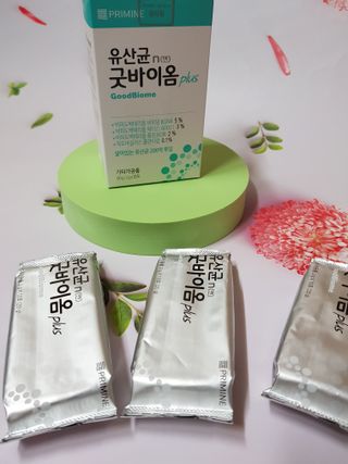 프리마인 유산균 국가지정연구소 선정, 살아있는 생유산균 200억 마리의 힘. 유산균n굿바이옴플러스 — 4점을 준 리뷰어가 2021년 9월 올린 사용 사진