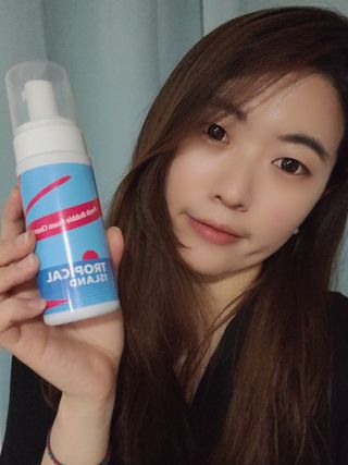 트로피칼아일랜드 트로피칼 아일랜드 프레쉬 버블 폼 클렌저 — 4점을 준 리뷰어가 2021년 5월 올린 사용 사진