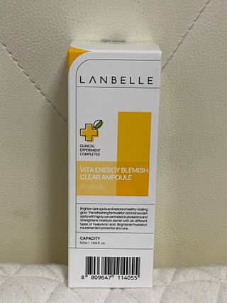 랑벨 비타 에너지 잡티 앰플 50ml 고농축 비타민, 저자극, 수분 촉촉, 미백 앰플 — 4.5점을 준 리뷰어가 2022년 4월 올린 사용 사진
