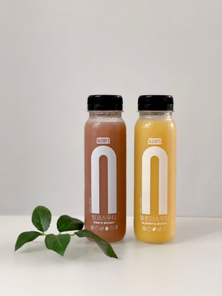 BLENDY'S 핑크 스무디+블론디 스무디 — 5점을 준 리뷰어가 2021년 12월 올린 사용 사진