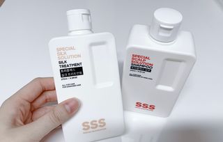 트리플에스 탈모 샴푸 275ml + 실크 트리트먼트 275ml — 4.5점을 준 리뷰어가 2021년 2월 올린 사용 사진