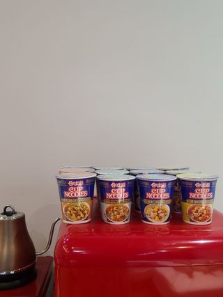 NISSIN 닛신 컵누들  4종 - 씨푸드오리지날, 씨푸드 스파이시, 씨푸드 커리, 씨푸드 XO소스 — 5점을 준 리뷰어가 2021년 10월 올린 사용 사진