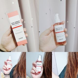 썸헤어 / SUMHAIR 썸헤어 실키 테라피 헤어 에센스 — 5점을 준 리뷰어가 2021년 4월 올린 사용 사진